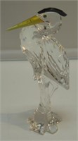 6" SWAROVSKI HERON FIGURINE. GREAT CON.