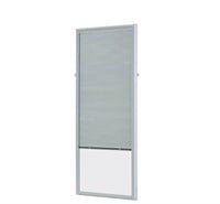 White Cordless Add On Enclosed Aluminum Blinds