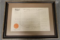 1862 Homestead Certificate