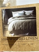 $500.00 Levtex Home Duvet Cover Size King (1-Pc)