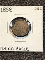 1858 Flying Eagle Cent - Small Letters