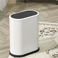 IVTUVTI 3.2 Gallon Stainless Steel Trash Can with