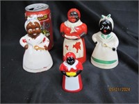 Lot Of Vtg Black Americana Figurines