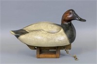 Jim Schmiedlin Canvasback Drake Duck Decoy,