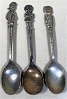 3pcs- collector spoons- woody, Campbells, Dennis