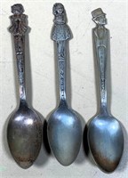 3pcs collector spoons- Annie, charlie & Betty Lou