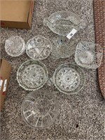 Clear Glass Bowls and Serving Pieces