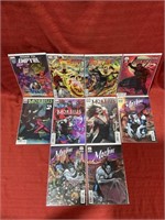 10 bagged and backed comics