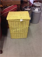 WICKER LAUNDRY BASKET