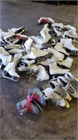 Approx 50 Used - Good Condition Girls Youth Skates