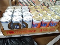 J.R.Ewing & Billy beer collector cans