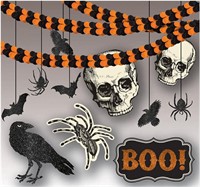 Amscan Spooky Creatures, Halloween Decorating Kit