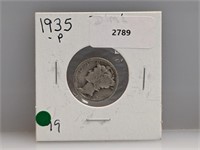 1935 90% Silver Mercury Dime