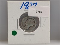 1927 90% Silver Mercury Dime