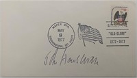 John Houseman signed 1977 first day cover