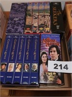FLAT OF BOXED SET VHS TAPES