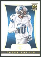 Shiny Parallel RC Corey Fuller Detroit Lions