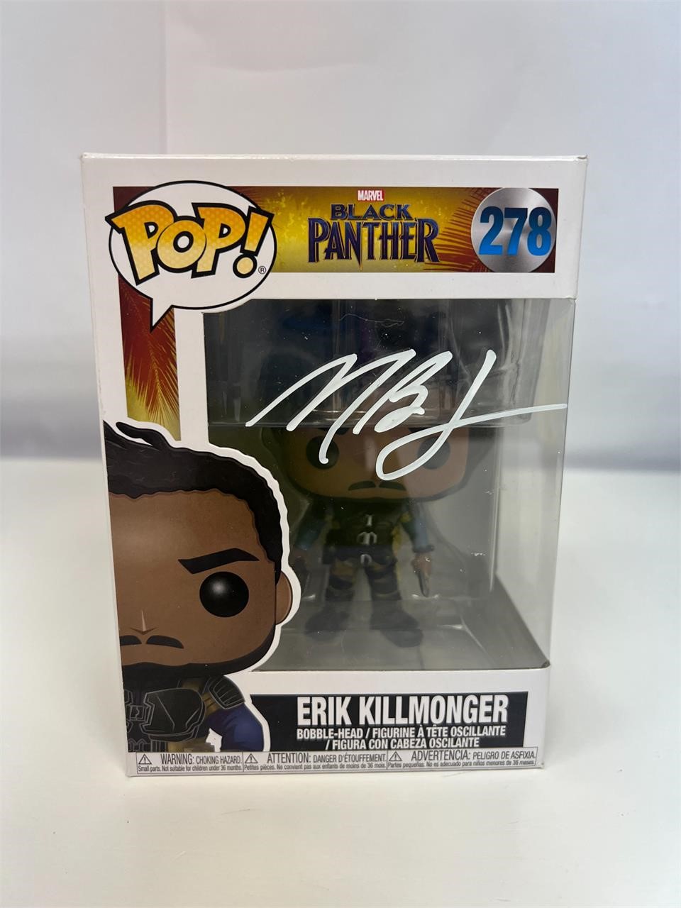 Autograph COA Funko Pop #278