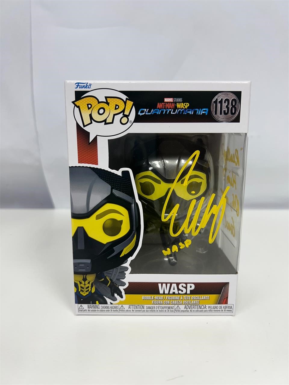 Autograph COA  Funko Pop #1138