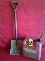 shovel w/ 3gal gas can