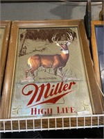 Miller high life mirror deer