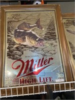 Miller high life mirror walleye