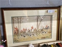Framed Print of Fox Hunt