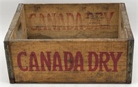 (SM) Canada Dry Wood Crate 16x6.5x11