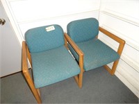 2 seated waiting room chair