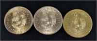 3-1948 Mexico Cuauhtemoc Cinco Pesos Silver
