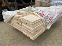 384 LF of 13/16x10 Pine Boards