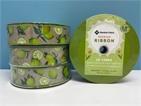 Premium 50 Yard Ribbon (Limes)