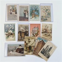 Early 1900’s Christmas & Transparent Postcards