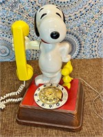 ATC Snoopy & Woodstock Animated Telephone