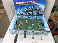 Tabletop foosball game