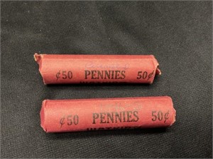 2 Rolls of 1946-S & 1947-S Lincolns