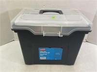 PLASTIC CONTAINER WITH VARIOUS SAW BLADES - SOME
