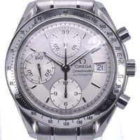 OMEGA MEN'S 39MM SILVER DIAL SPEEDMASTER AUTOMATIC