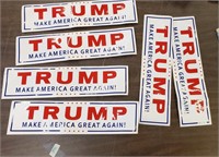 Lot of Trump Bumper Stickers!