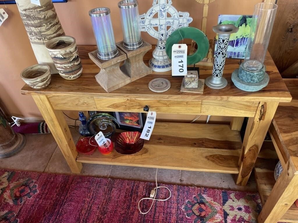 Wooden sofa table, excellent wood grain