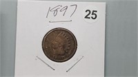 1897 Indian Head Cent rd1025