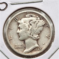 1945-S Mercury Dime