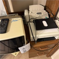 Magnavox AC/DC TV, Sharp Fax Machine, Dell Printer