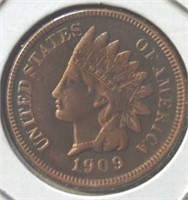 1909 Indian head penny token