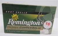 (5) Rounds of Remington 12 gauge premier copper