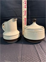 Vintage Cream and Sugar Container