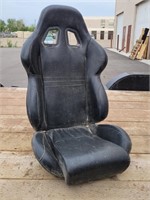 LEATHER CAR BUCKET SEAT NEEDS A CLEANING