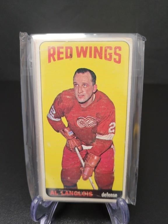 1964-65 Topps , Al Langlois (Tall Boy) hockey card