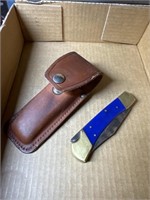Blue Pocket Knife