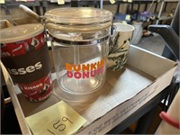 Dunkin Coffee Canister and more